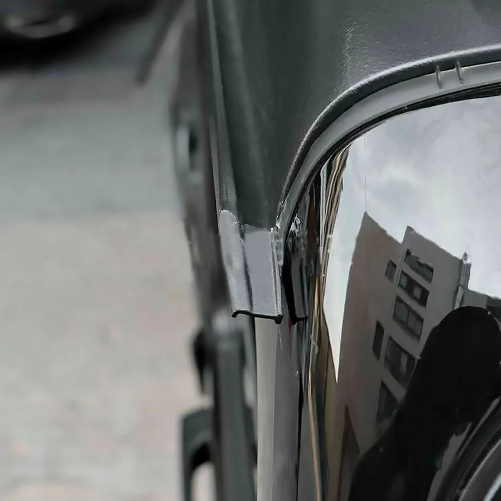 

10pcs ABS Roof Rainwater Shield Diversion Slot Extend for Car Vehicle Auto