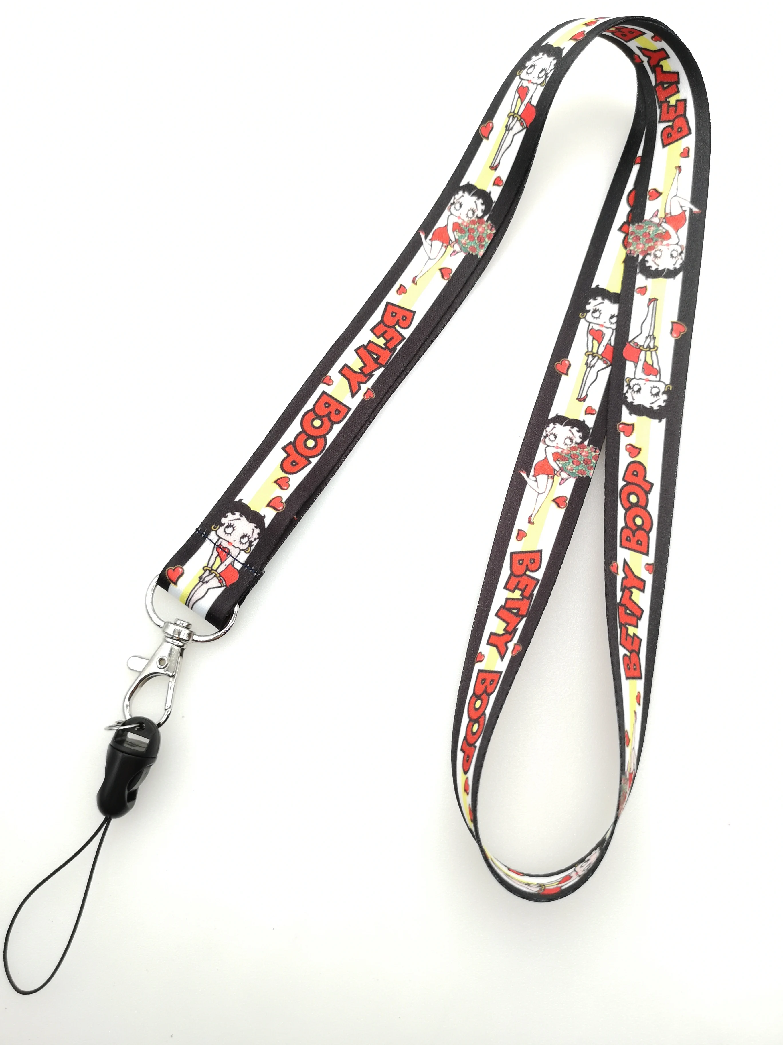 10pcs/20pcs/50pcs/100pcs cartoon betty boop women sexy lanyard Neck Strap Lanyard Mobile Phone Key Chain ID Badge Chains | Украшения и