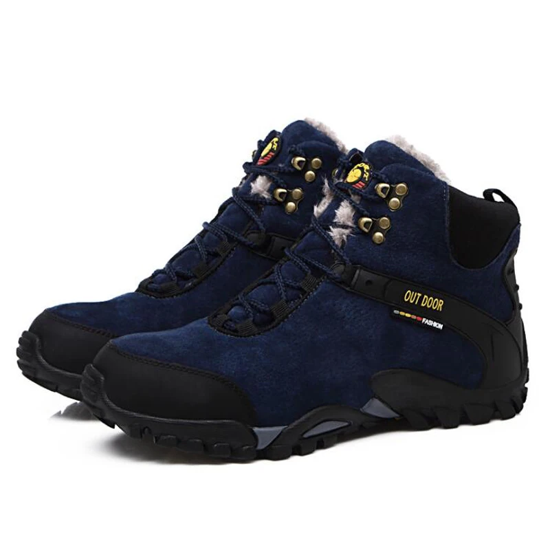 Onemix/зимняя мужская туристическая обувь с шерстяной подкладкой уличная