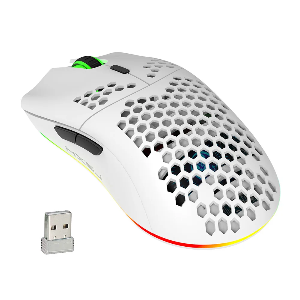 

Backlit Honeycomb Shell 7 Programmable Button Mouse T66 2.4GHz Gaming Mouse Office Notebook Mice Mouse Pro Gamer
