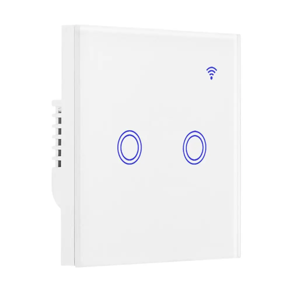 

WiFi Touch Wall Switch Smart Home Light Switch Work for Alexa Google Home APP Third-Party Voice Access To Alexa Google Home