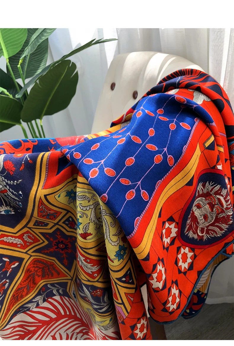 Натуральный 70% кашемир 30% шелковый шарф для женщин Модный ручной свернутый 140*140