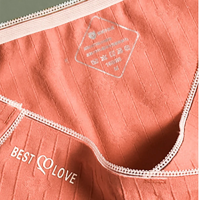 

Leechee Female Briefs Panties Cotton Adhesive Hot Stamping Underwear Women's One Piece Seamless Antibacterial Comfortable Soft