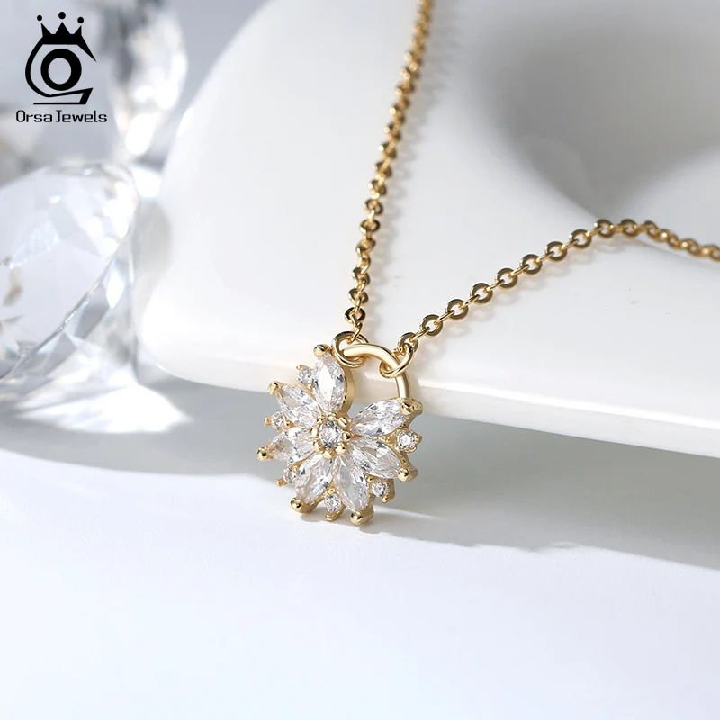 ORSA JEWELS 45 см цепочка Серебряная подвеска ожерелье из Стерлингового Серебра 925