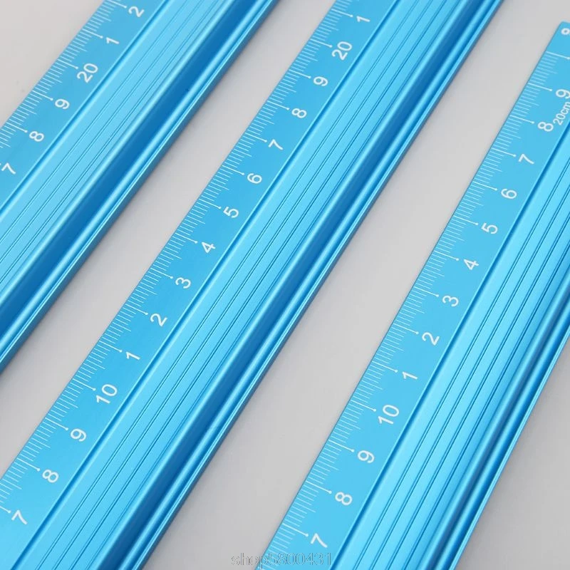 

Professional Aluminum Alloy Straight Ruler Protective Scale Measuring Engineers Drawing Tool 3 Sizes N16 20 Dropshipping