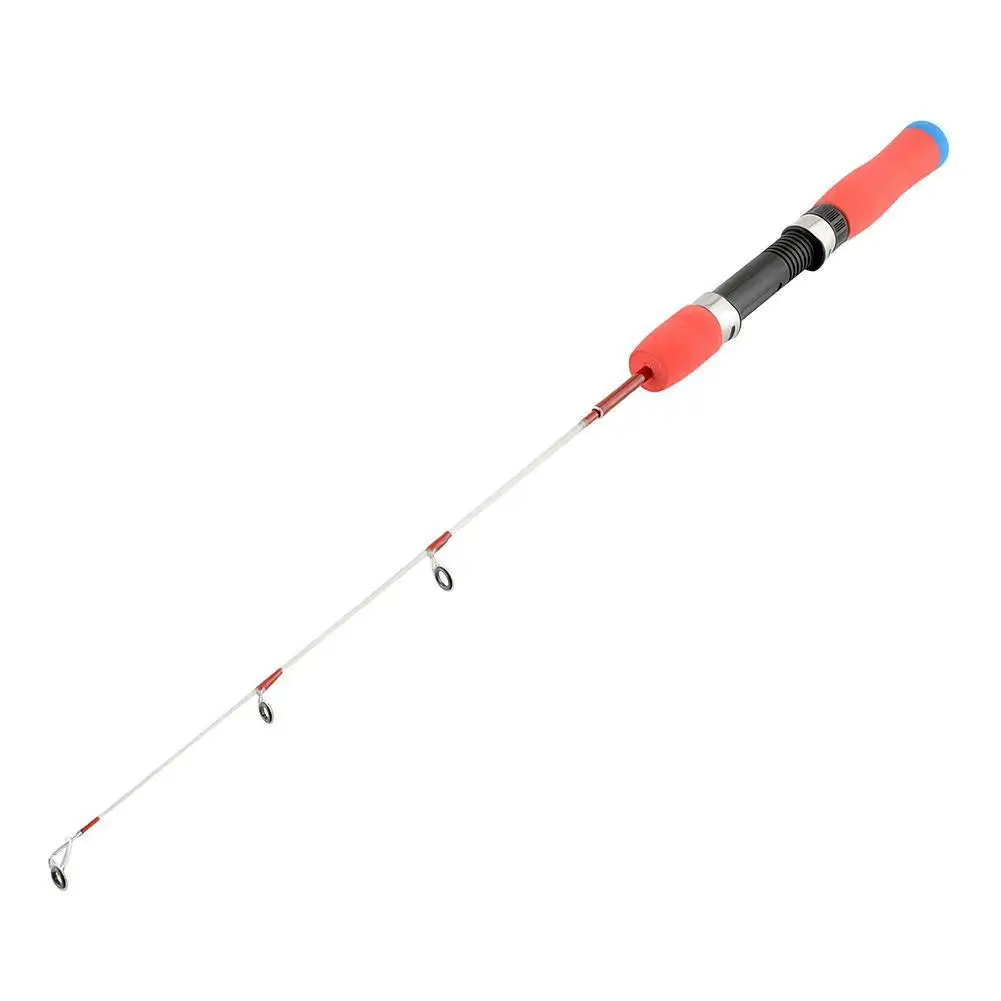 

60CM 24" 2 Section New Mini Ice Raft Fishing Boat Rod Soft Tackle Resin Durable