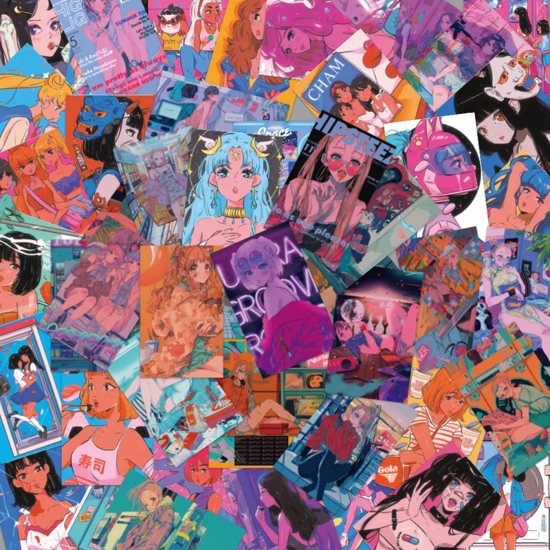 Водонепроницаемый чехол-книжка в стиле аниме 50 шт. |