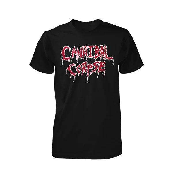 

Летняя стильная футболка с логотипом Cannibal Cadavre