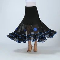 women latin rumba skirt salsa modern waltz cha cha tango flamenco ballroom dance dress 803 571