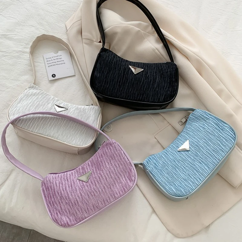 

Casual PU Leather Sling Handbag Purse Women Elegant Shoulder Crossbody Bag Popular Simple Female Daily Bag