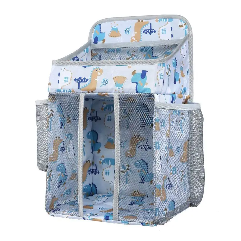 

Portable Crib Organizer Baby Bed Hanging Bag Infant Essential Diaper Bedside Storage Pocket DXAD