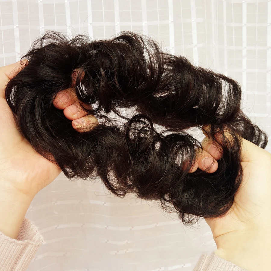 Кудрявые волосы хвосты натуральные накладные женские прически термостойкие