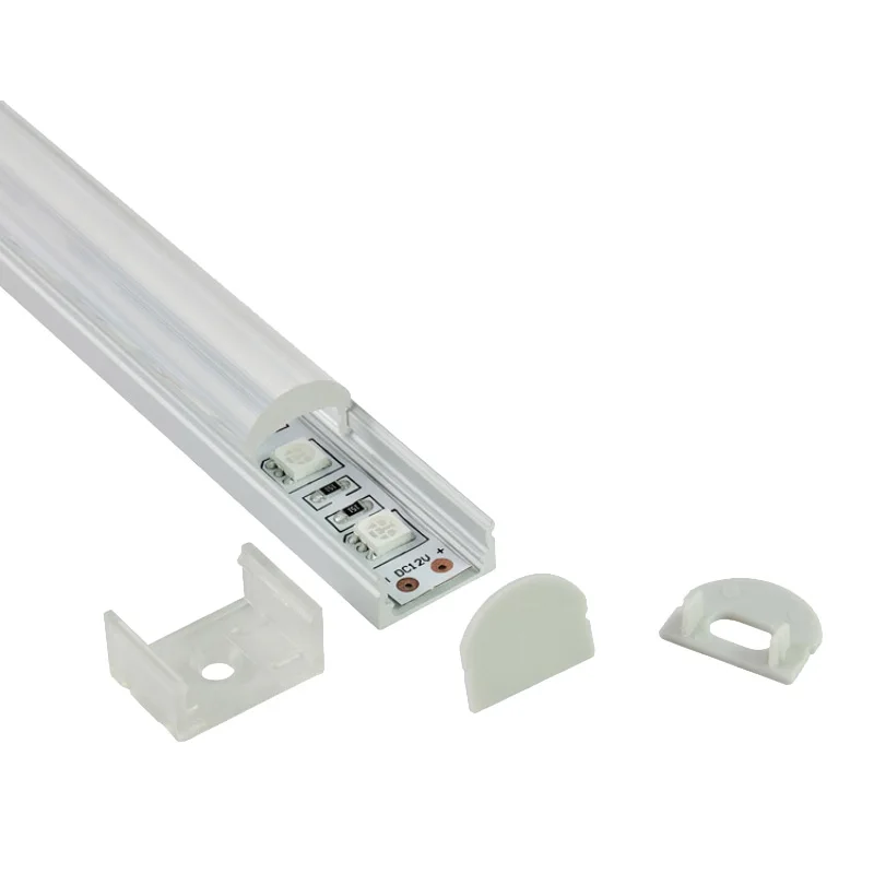 10 компл./лот U светодиодный алюминиевый профиль для светодиодной ленты 5630 или