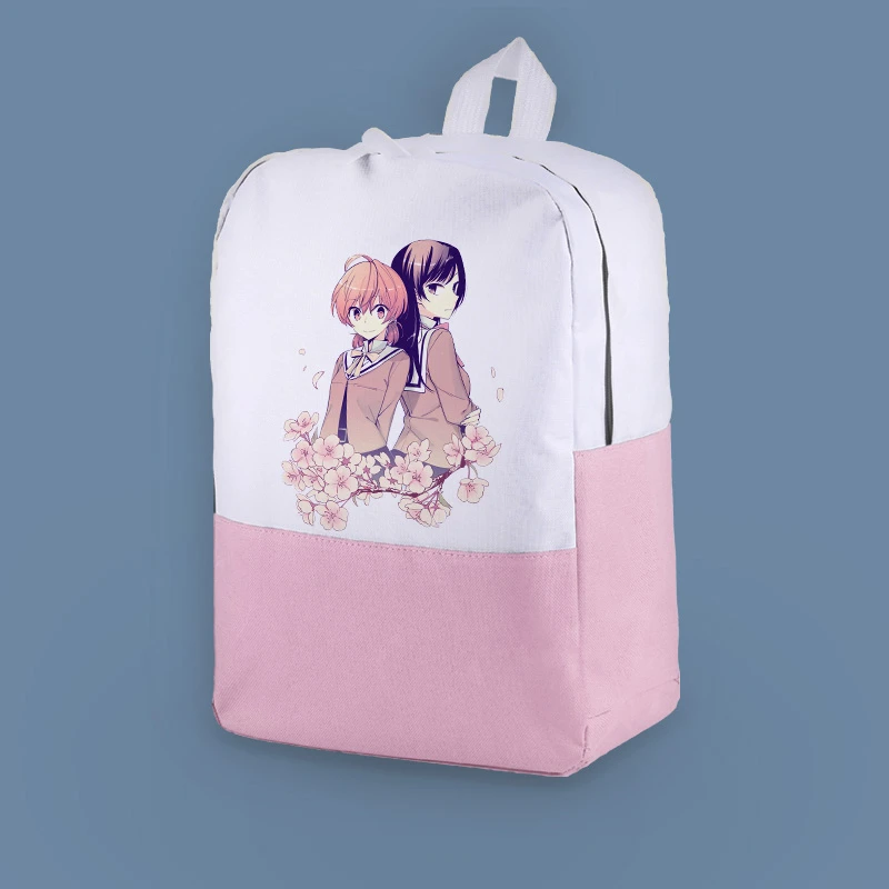 1pcs Anime Bloom Into You Canvas Backpack Satchel Book Bag Student Schoolbag Teenagers Travel Laptop Shoulder Boy Girl Gift |