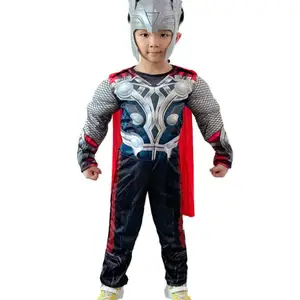 movie super hero endgame thor costume boys kids halloween superhero party fancy dress up children super hero cosplay jumpsuit free global shipping