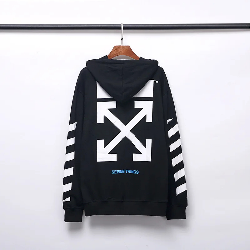 

2019 Qiuchao new fashion brand couple's Pullover with velvet Hoodie