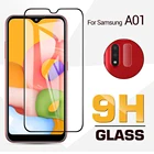 Защитное стекло 2 в 1, закаленное стекло для Samsung Galaxy A01, A51, A41, A31, A21, A11, M11, samsung a 51, 01