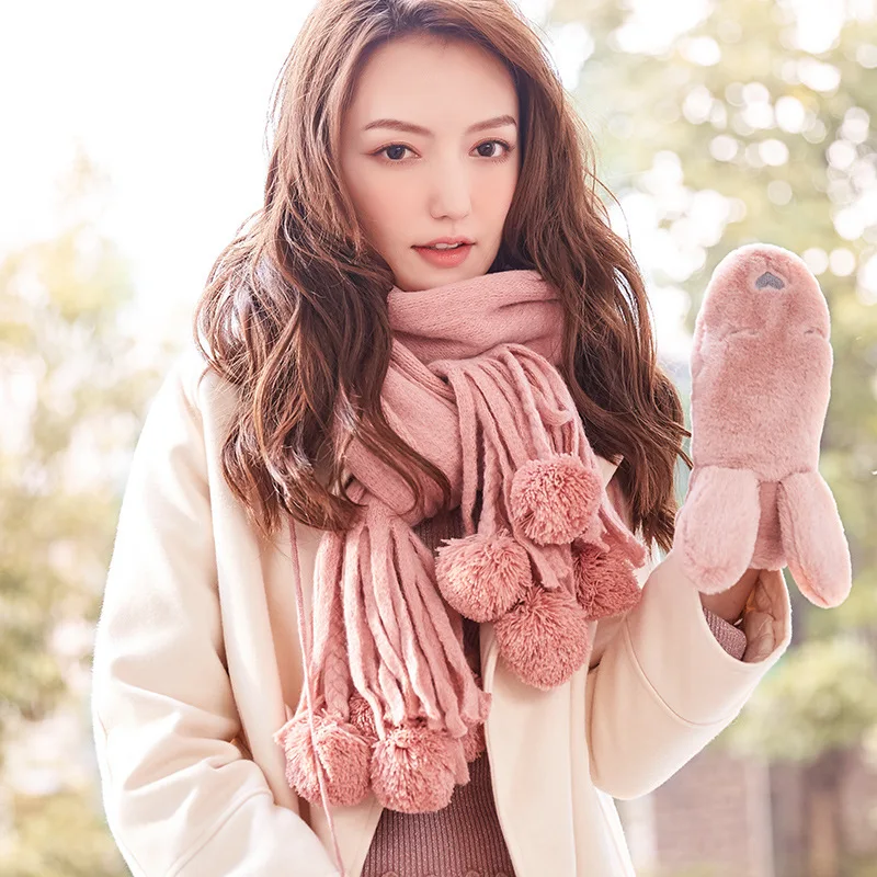 Новая Корейская версия Кашемирового шарфа Женская Зимняя шерстяная шаль дикого