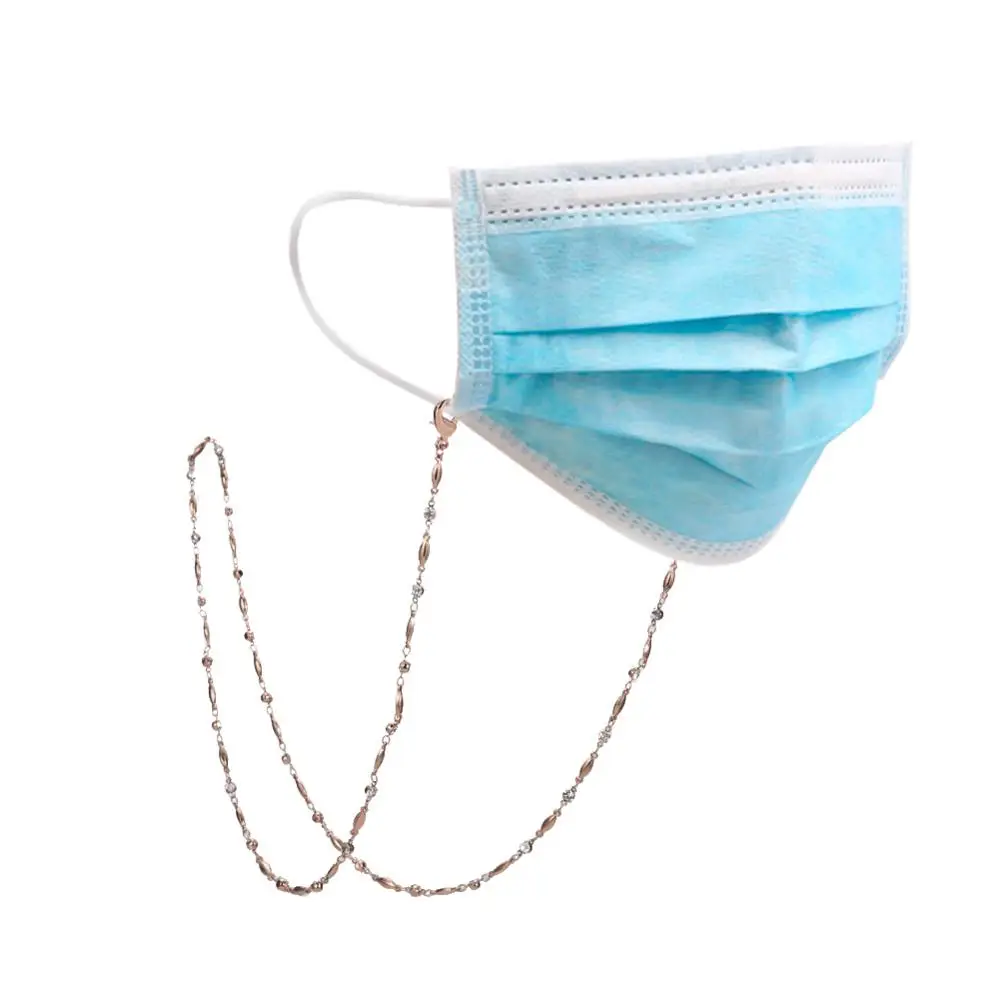 Блестящая металлическая блестящая маска для лица My Shape цепочка солнцезащитных