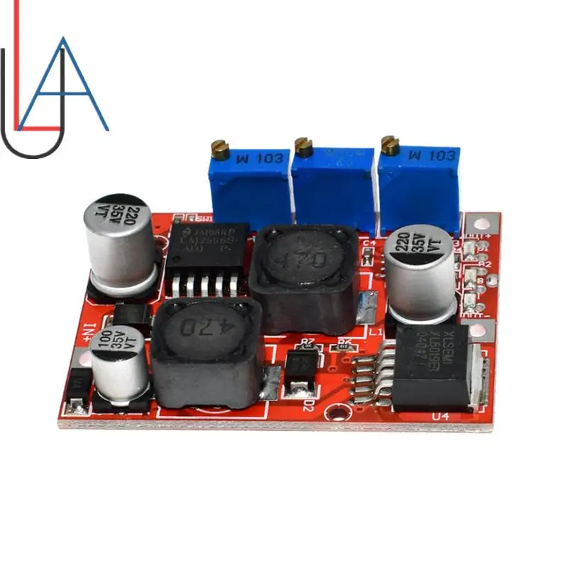 Автоматический понижающий преобразователь LM2596 LM2577 постоянного тока с 4-35 В до 1-25