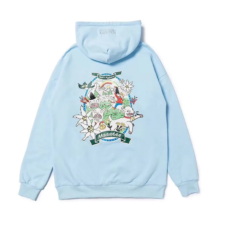 Толстовка с капюшоном 19FW для мужчин и женщин высококачественный свитшот