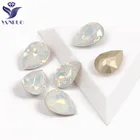 YANRUO 4320 капли белого опала Стразы для ногтей с бриллиантами заостренные Стразы для 3D творчества украшение для ногтей