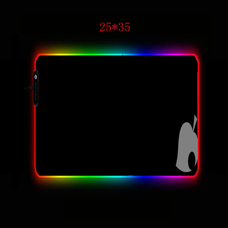 

Leaves LED Light Desk Mat Big Computer Mousepad 60x30 80x30 90x40cm RGB Backlight Keyboard Cover Keyboard Mause Gaming Mouse Pad