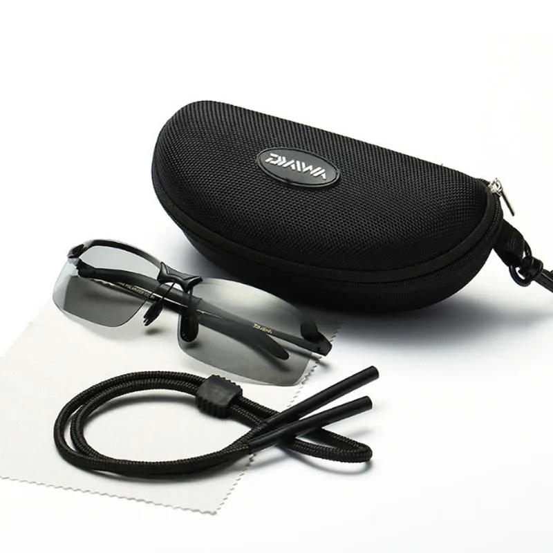 

2020 New Outdoor Dawa Fishing Glasses Increase The Clear Polarizer Sunglasses Photosensitive Color Riding Men Fishing Glasses