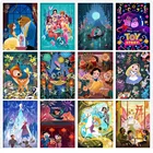 DIY 5D полная алмазная живопись Disney известном мультфильме постер фильма летняя одежда для принцесс с вышивкой Детские поделки деревянная мозаика настенная Декор подарок