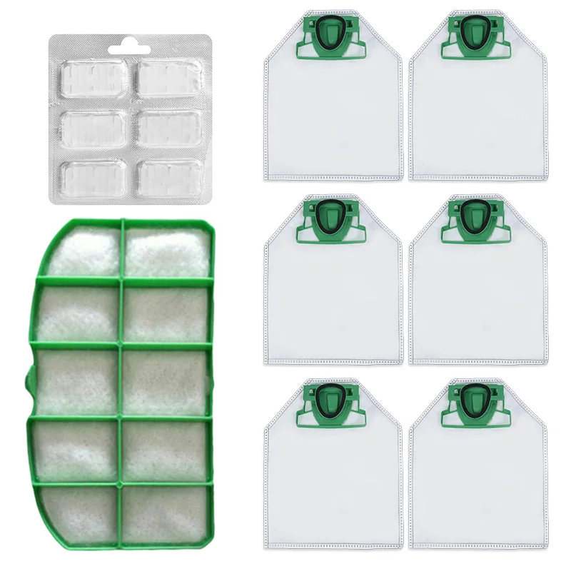 Вакуумная Пылезащитная сумка фильтр ароматический лист для Vorwerk/Kobold VK 200 220S Vac