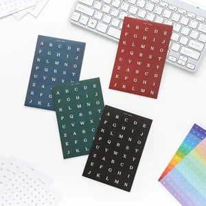 Mohamm 20 шт буквенный номер Базовый стиль серии наклейки Неделя Месяц украшения Скрапбукинг Бумага креативные школьные принадлежности