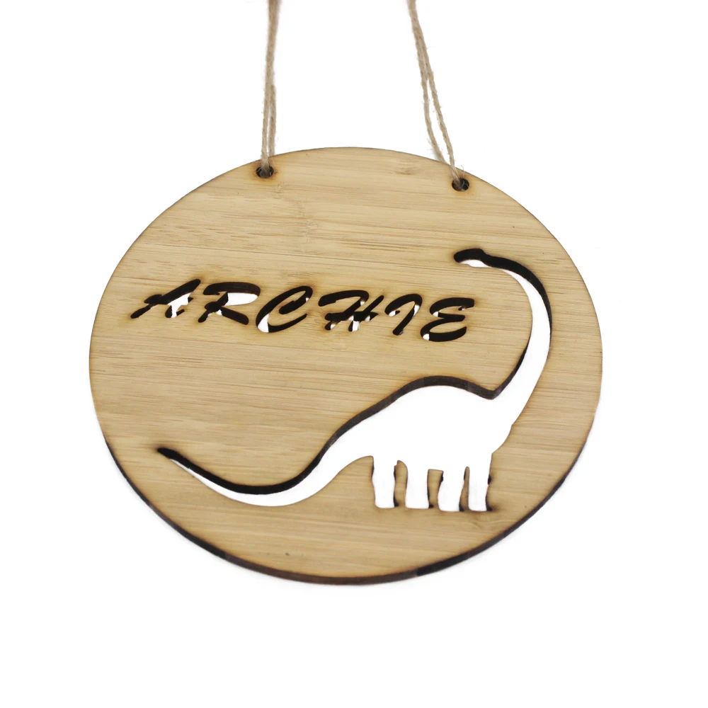 Персонализированный Деревянный дверной знак настенная дверь подвесное имя