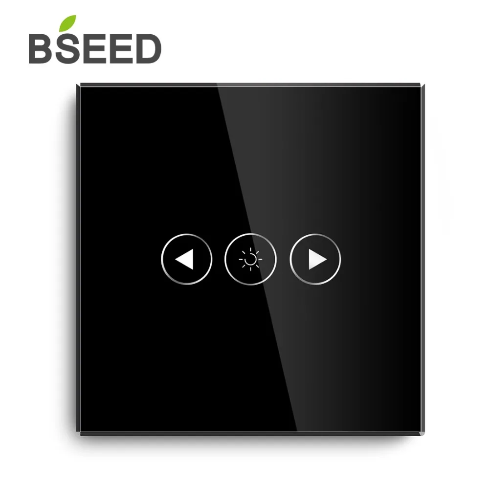BSEED Wifi 1 банда умный диммер беспроводной wi-fi-переключатель белый черный золотой цвета поддержка для Tuya Google Assistant
