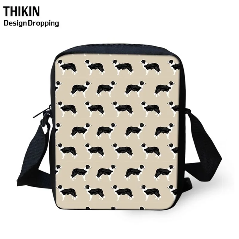 Миниатюрный рюкзак THIKIN с героями мультфильмов бордюр колли детская школьная