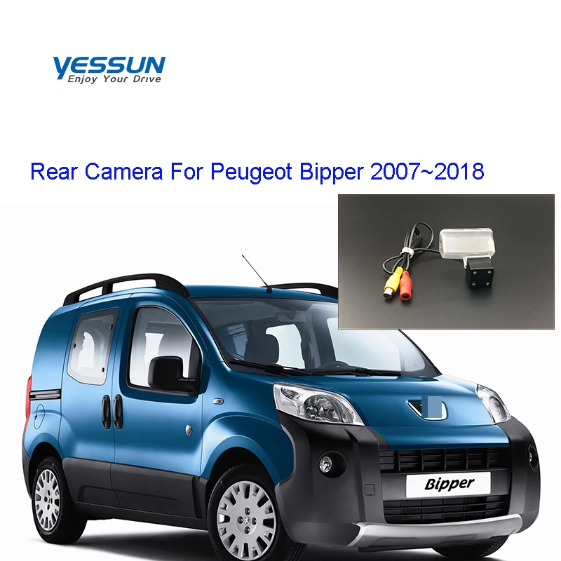Yessun Автомобильная камера заднего вида для Peugeot Bipper 2007 ~ 2018 CCD вида/камера номерного