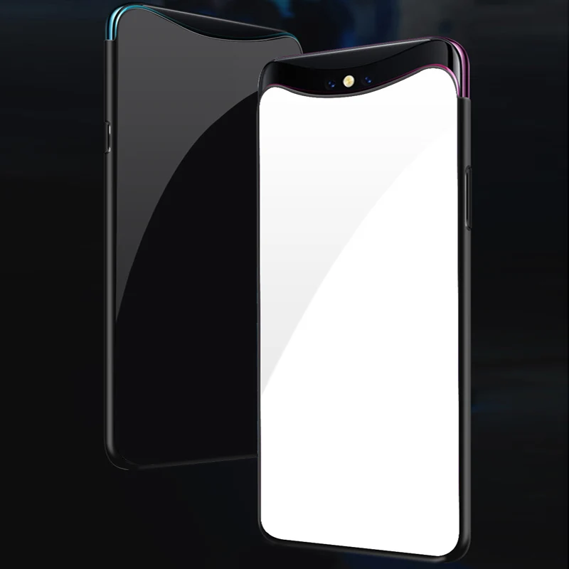 Для OPPO find X case PAFM00 звездное небо закаленное стекло + края из ТПУ Жесткий чехол для