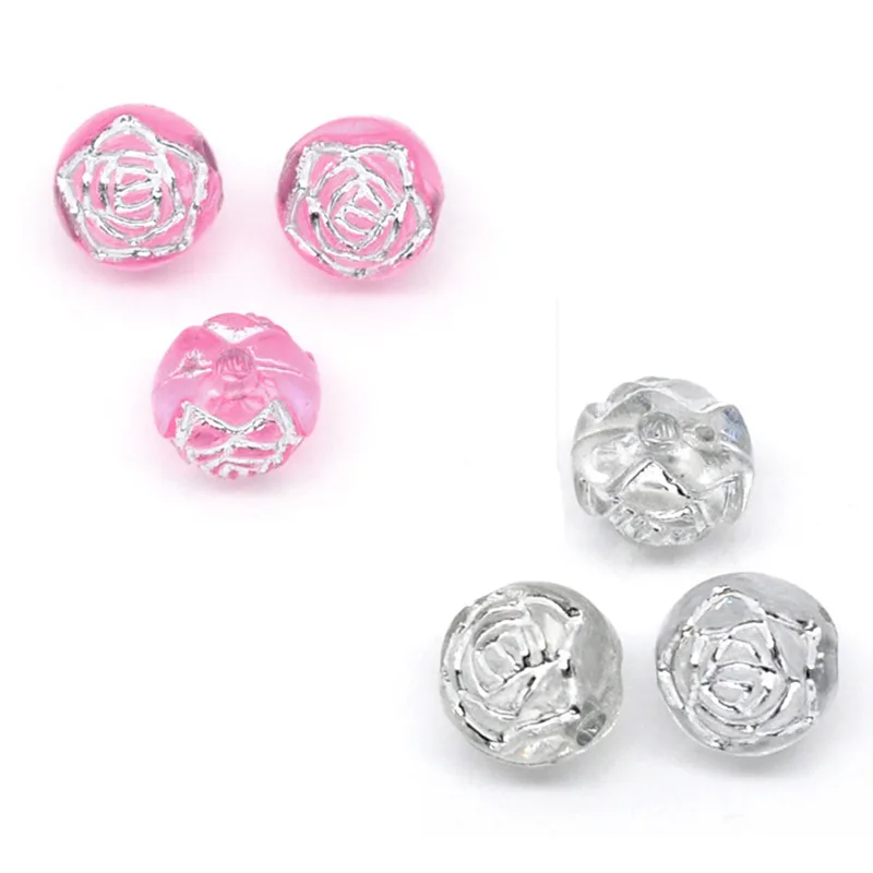 DoreenBeads акриловая вставка бусины в виде цветка для ювелирных изделий своими