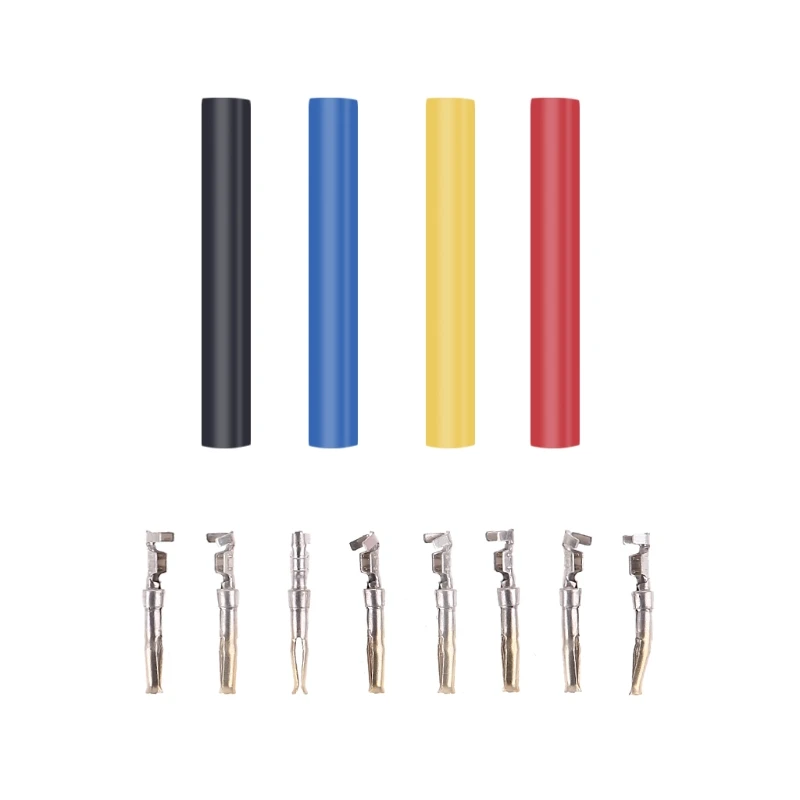 

8Pcs Phosphor bronze Cartridge Connector Clips Tubes Gold Plated Pins