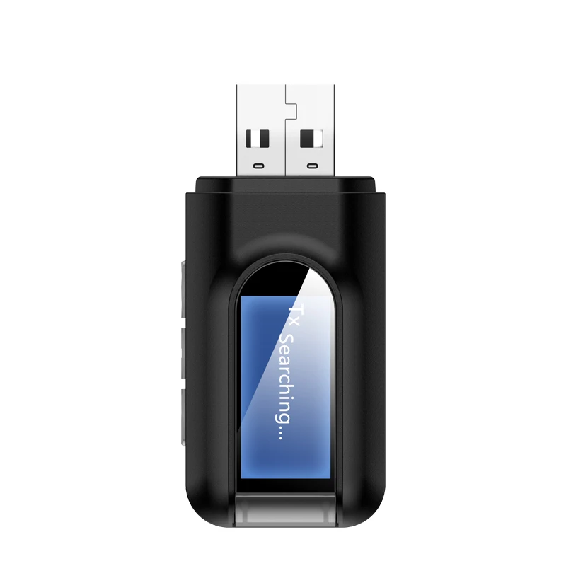 USB Bluetooth 5.0 Audio Receiver Transmitter With LCD Screen 2IN1 Mini 3.5mm Jack AUX Wireless Adapter For TV Car PC | Автомобили и