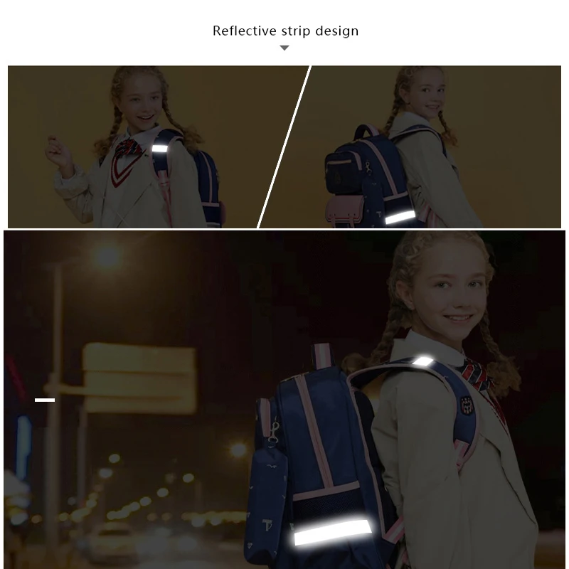 Orthopedic Fashion Children Backpack School Bags for Girl Waterproof Backpack Kids Mochila Infantil Backback To School Supplies