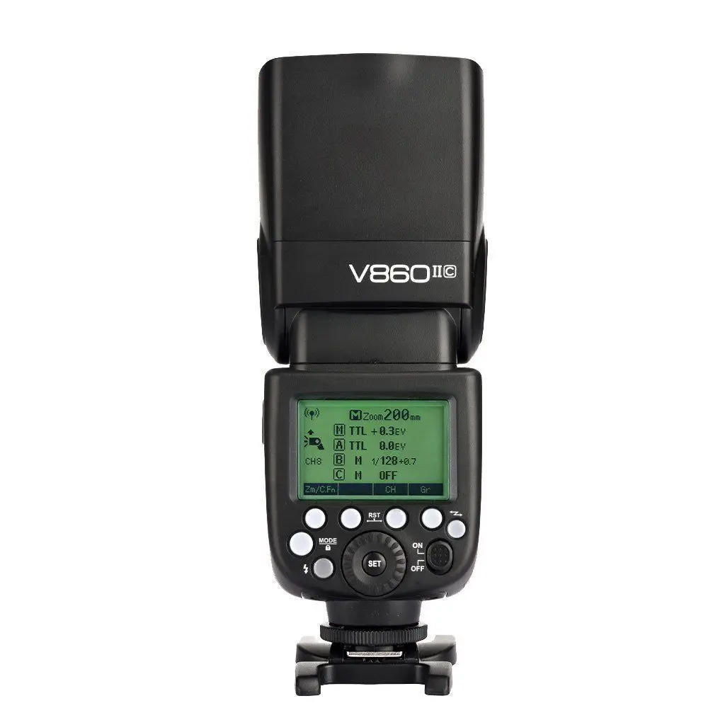 Godox Ving V860II-C E-TTL фотокамер Speedlite HSS 1/8000 Li-Ion Батарея Вспышка для Canon DSLR 800D 760D 750D 200D 80D 70D