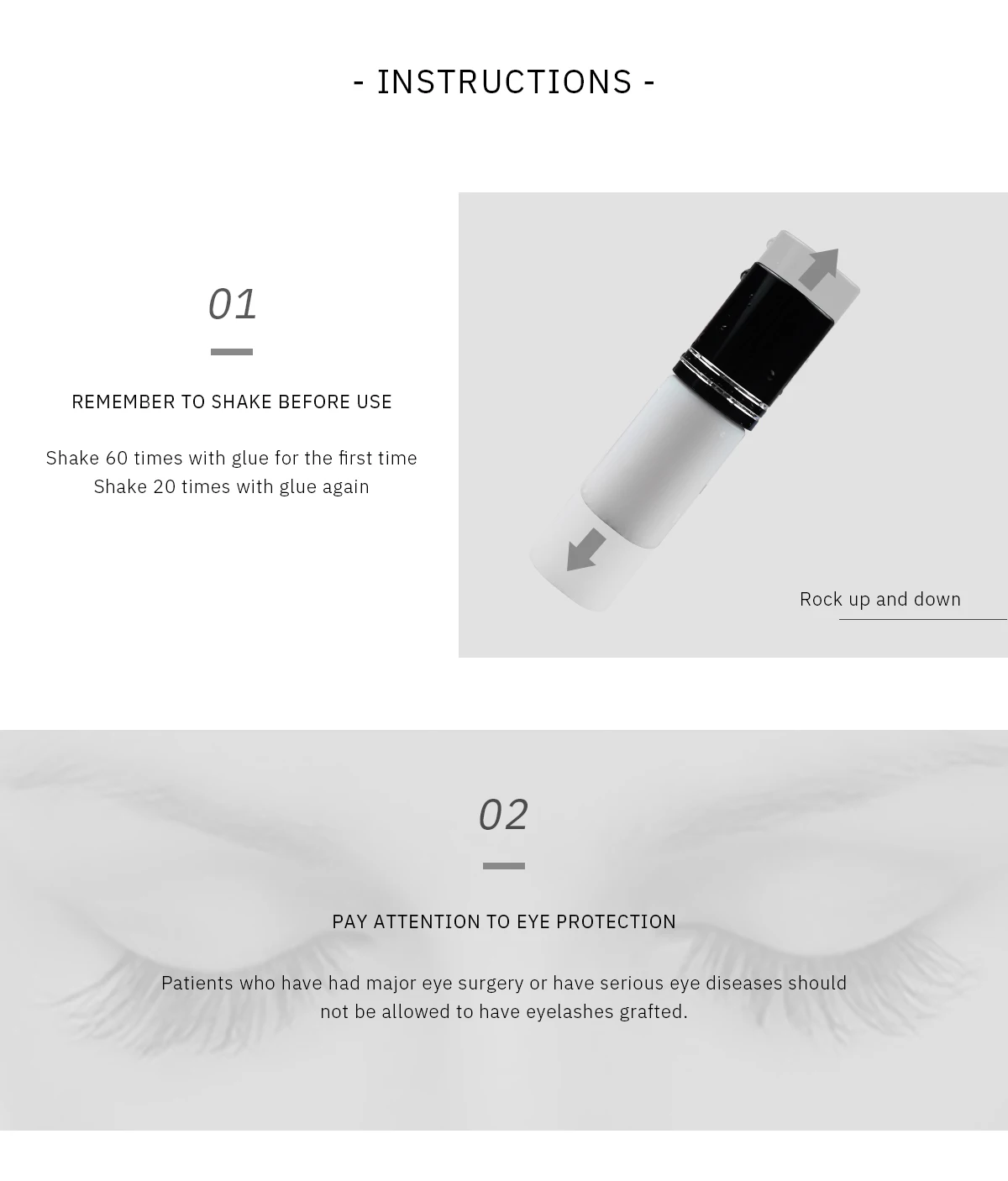 H&L SINCE 1990 5 ml glue for eyelash extensions 1-3 seconds quick drying eyelash glue Pro eyelash glue black glue retention