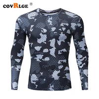 3d mens long sleeved t shirt slim fit shirt mens casual quick drying wicking tight camouflage fit size 4xl streetwear mtl119