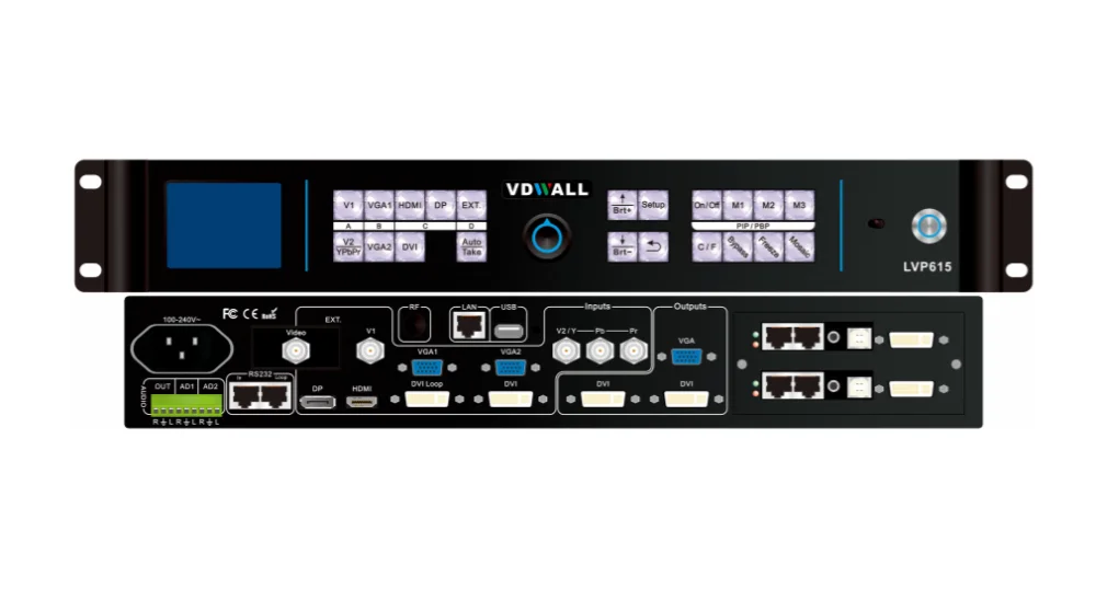 VDWall LVP615/LVP615S/LVP615D/LVP615U видеопроцессор wifi USB 2K 4K процессор A6000 LVP609 LVP919 LVP909 светодиодный настенный