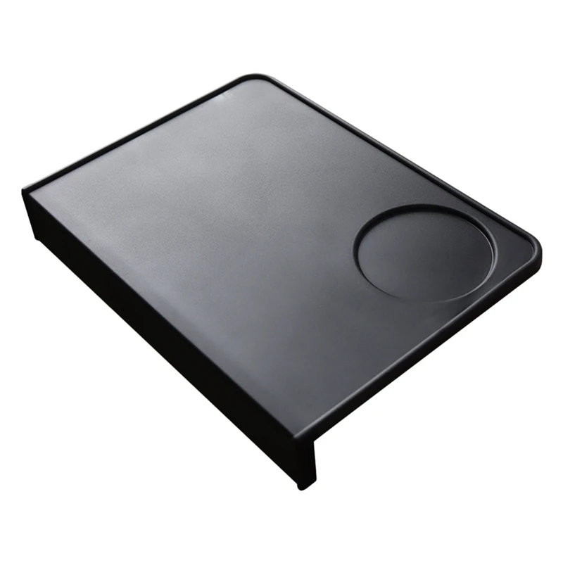 

Coffee Tamper Mat Tamping Rest Holder Anti-Skid Corner Edge Powder Pad Protect Your Worktop Black