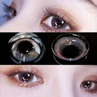 Контактные линзы для близорукости, линзы для глаз, цветные контактные линзы, ежегодный макияж учеников, контакты для глаз, цветные контакты для глаз 2 шт.пара