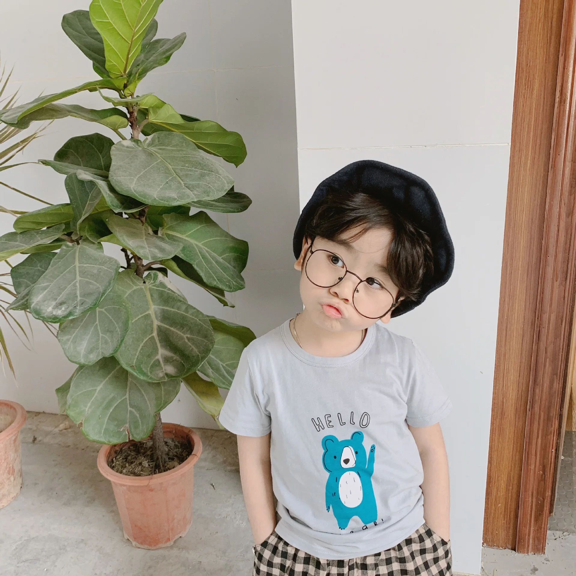 Летние футболки для малышей детская одежда с короткими рукавами милыми