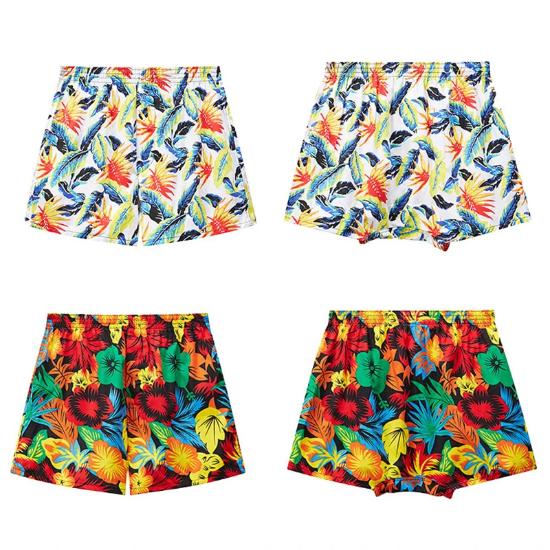 Underpants Boxers Shorts Homewear Printed High Quality Mens Underwear Panties Comfortable Loose Sleepwear Daily Holiday Outdoor