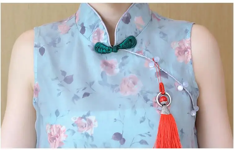 Вышивка cheongsam женское элегантное кружевное короткое китайское платье Ципао свадебное вечернее платье атласное платье без рукавов