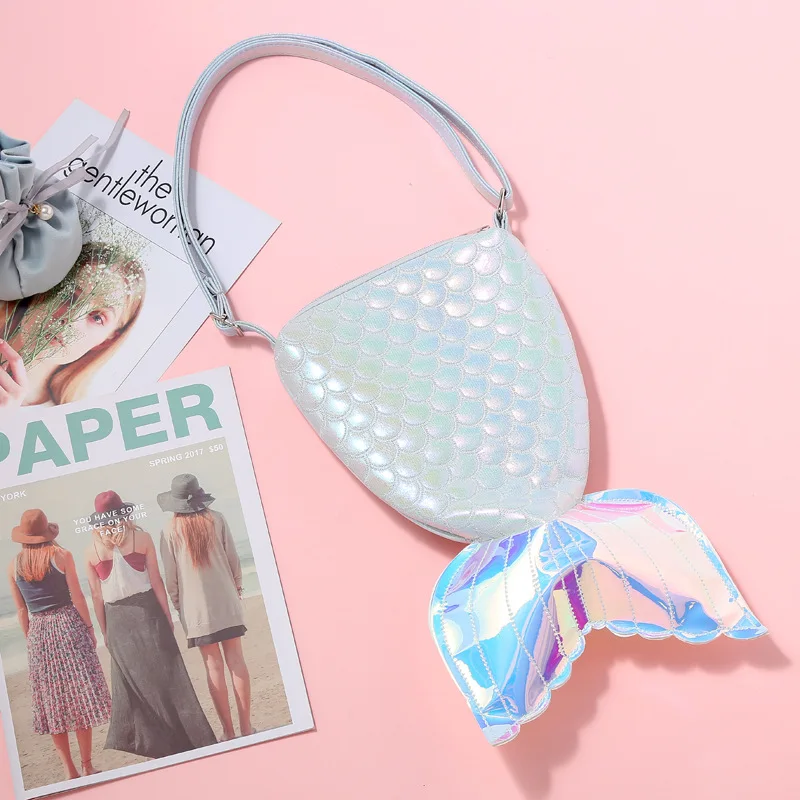 Чехол для карандашей из ПУ кожи с рисунком русалки|Пеналы| |